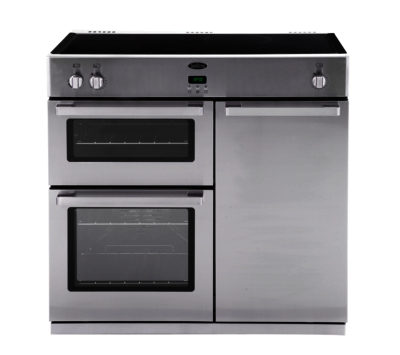 Belling DB4 90Ei Electric Induction Range Cooker - Stainless Steel